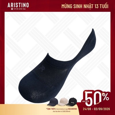 Tất nam bí mật ARISTINO dệt sợi thoáng khí, bảo vệ bàn chân với công nghệ kháng khuẩn khử mùi ASC053