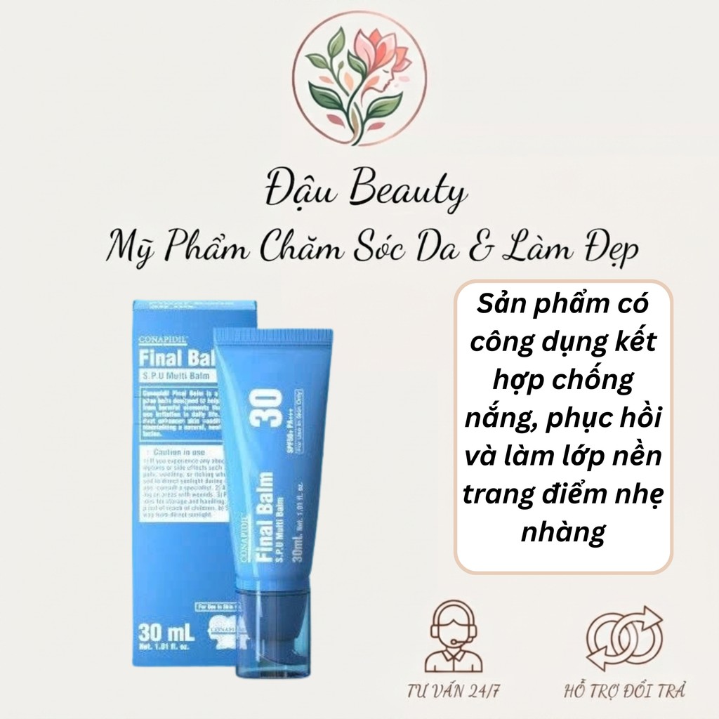 Kem dưỡng phục hồi đa năng Conapidil Final Balm SPF50+PA+++ 30ml