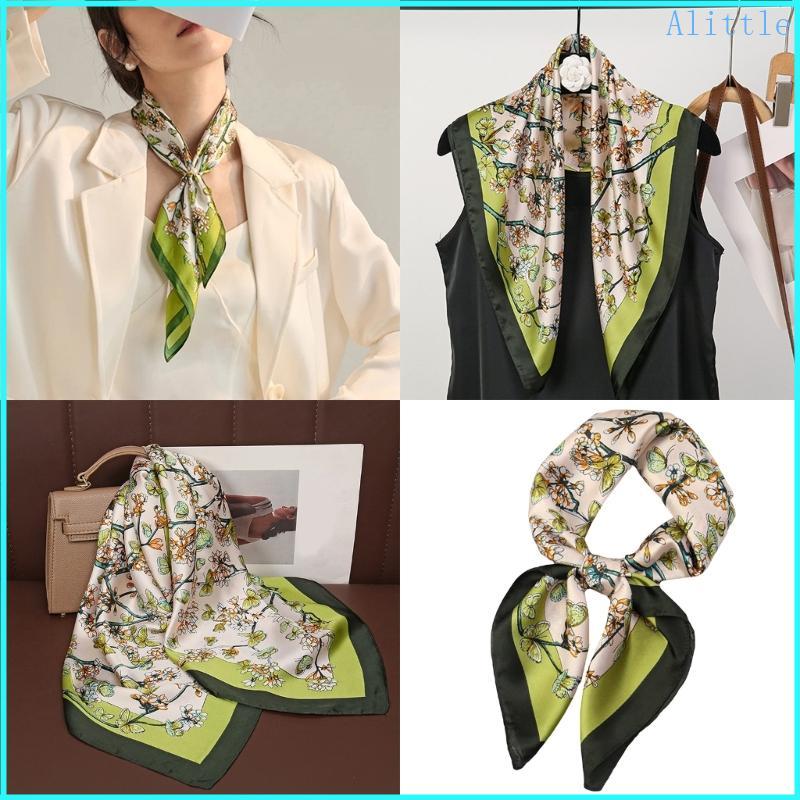 Khăn Tóc Alia Cho Nữ Satins Mượt Cảm Giác Đầu Khăn Cổ Nhẹ