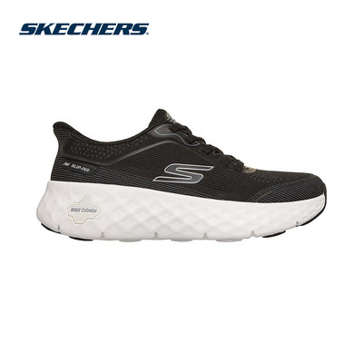Giày Thể Thao Nữ Skechers Slip-ins GOwalk Max Cushioning Flex Remi Đi Bộ - 126031-BKW Air-Cooled Goga Mat
