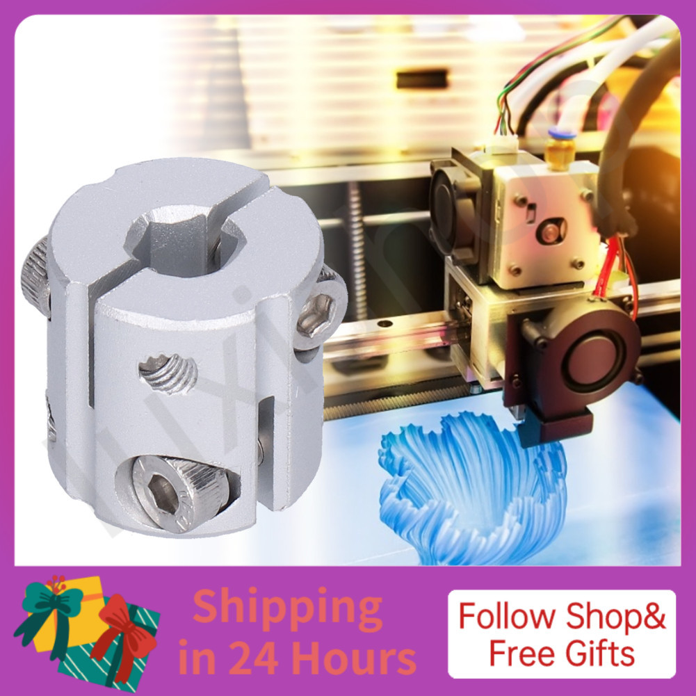 Iuxishop Hilitand 2 chiếc Hex Hole Shaft Coupler Hợp kim nhôm Khớp nối linh hoạt để kết nối các bộ p