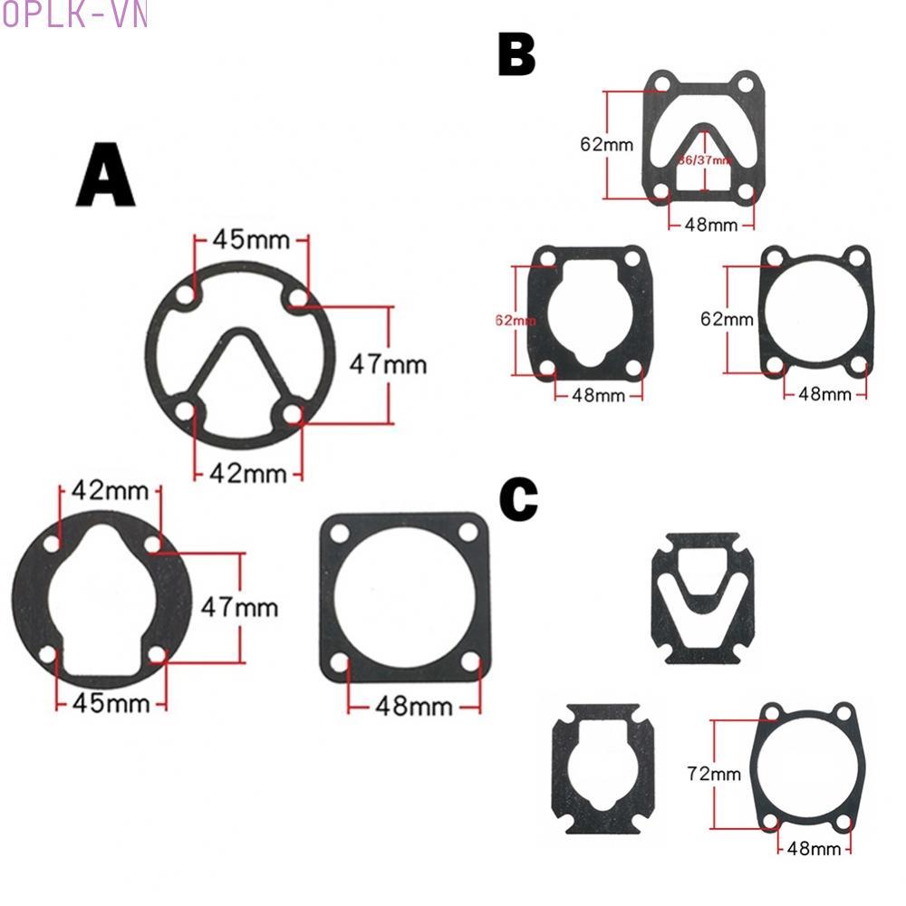 Black Cylinder Head Base Valve Plate Gaskets Washers Reliable and Practical