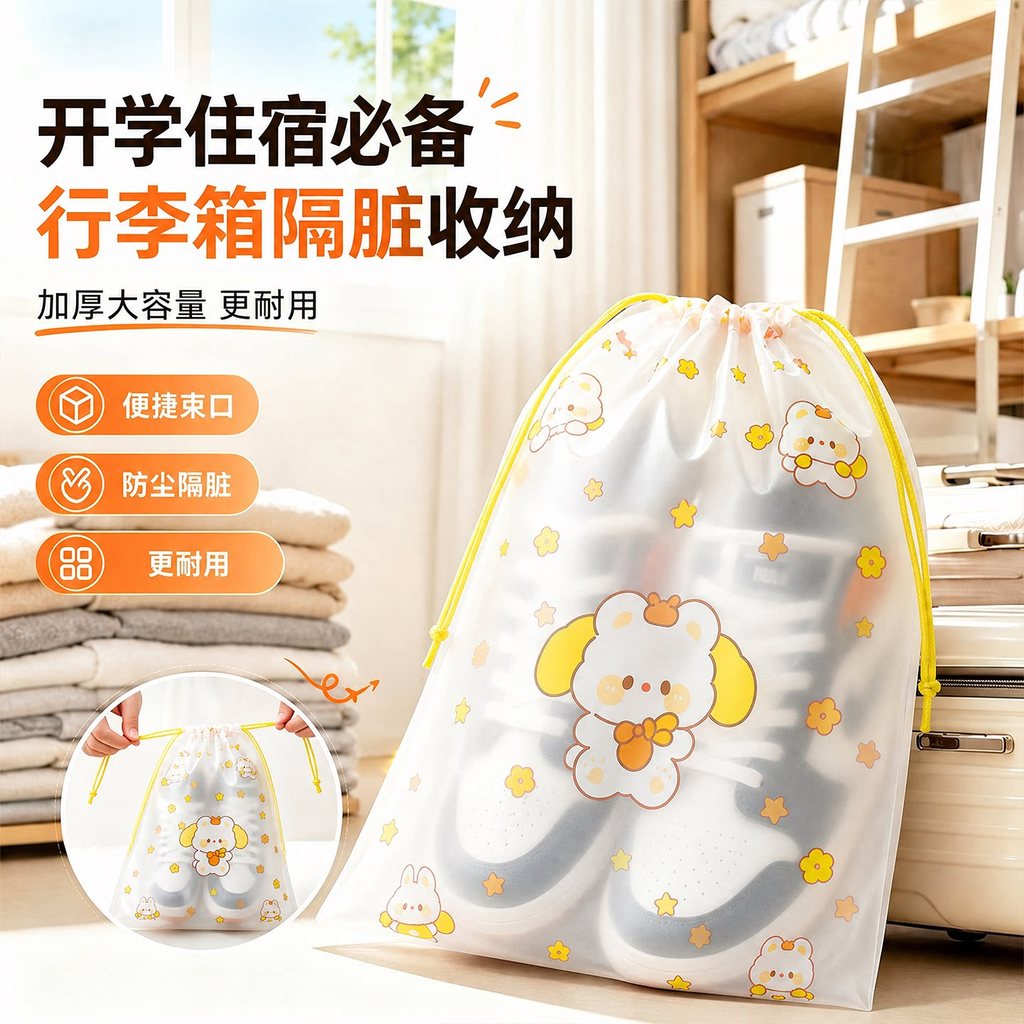 Trường học Chống bụi Túi đựng giày chống thấm nước Du lịch gia đình Túi đựng giày di động Chống ẩm D