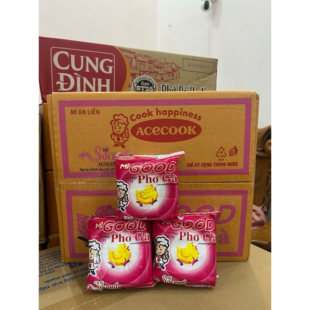 Thùng Mì Sợi Phở Good Gà Acecook (30 Gói)-Minh Thuý Mart