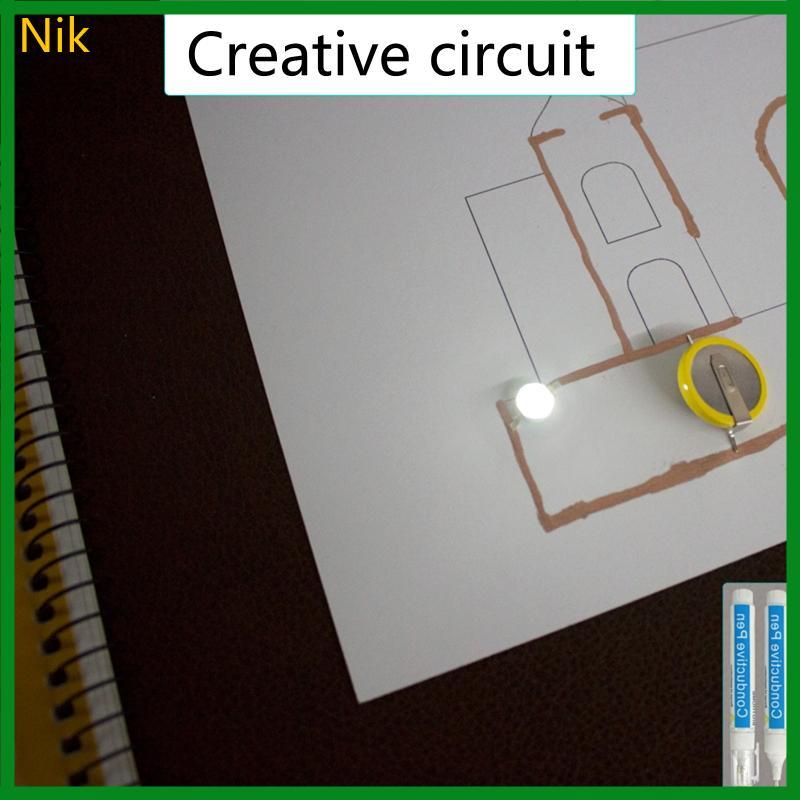 Conductive Ink Pen Super Conductivity for Physics Experiments DIY Circuits
