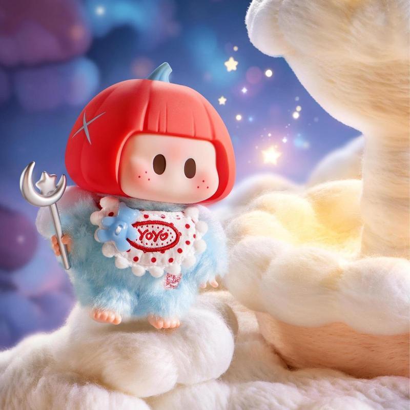 MINISO YOYO Angel Baby Vinyl Plush Blind Box Đồ chơi hợp thời trang Hình mặt dây chuyền
