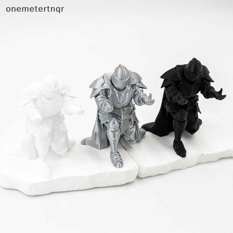Onemetertnqr Kneeling Knight Pen Holder: -Style Armor Desktop Stand Decor TH