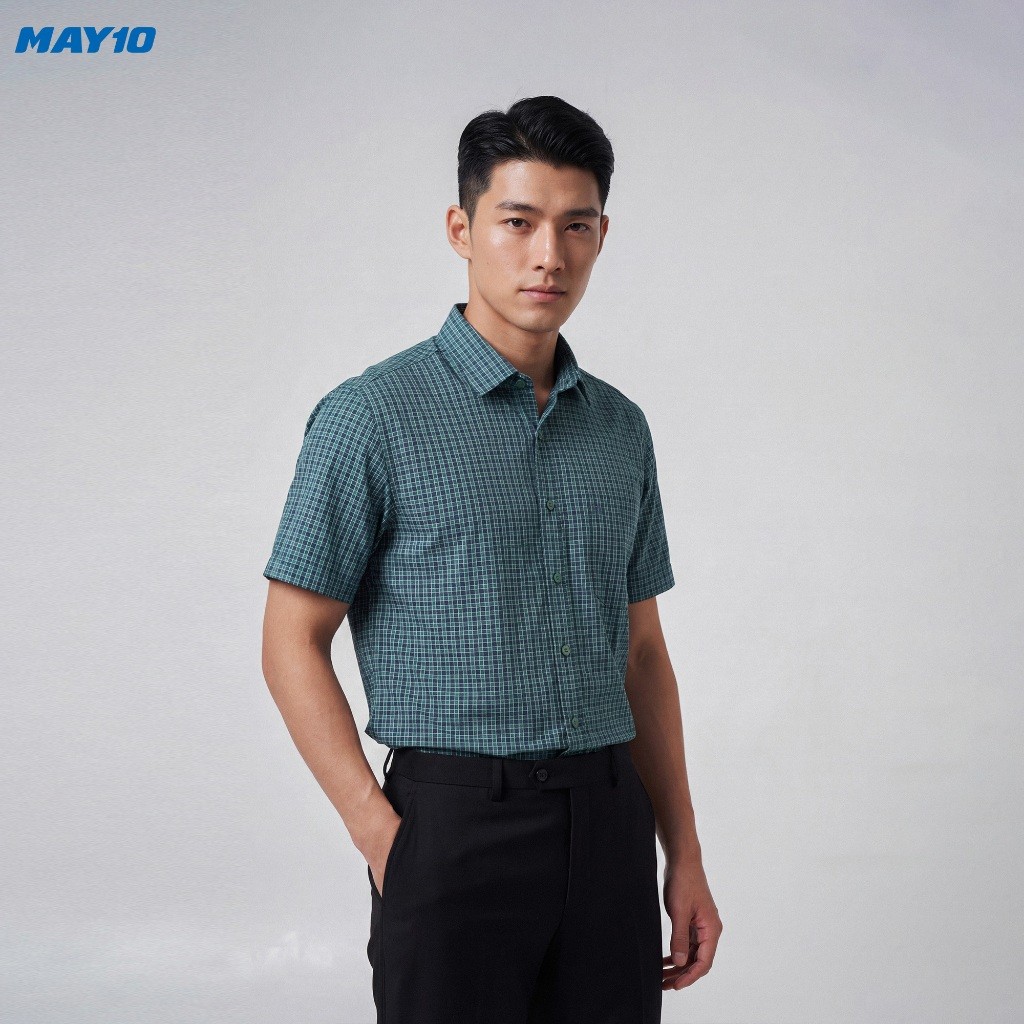 Áo Sơ mi nam cộc tay May 10 form RegularFit mã 010126012 5