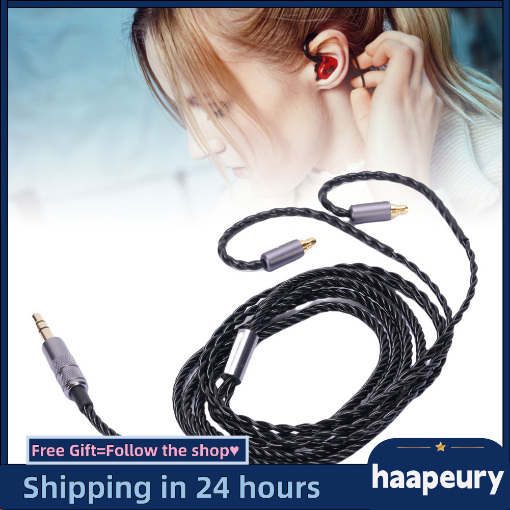 Haape Cáp nối dài tai nghe haape 3,5mm Âm thanh Hi Fi Aux tương thích với tai nghe IE100 IE400 IE500