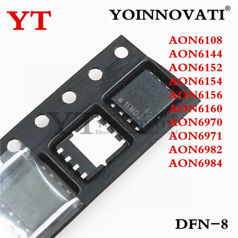 5 CÁI AON6108 AON6144 AON6152 AON6154 AON6156 AON6160 AON6970 AON6971 AON6982 AON6984 QFN-8 chip ic