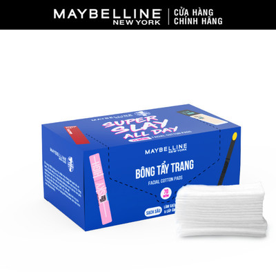 [Quà tặng] Bông Tẩy Trang Làm Sạch Trang Điểm Maybelline New York 70 Miếng/Hộp