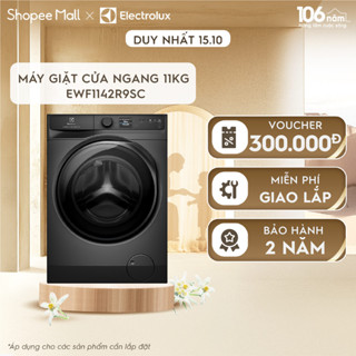 [Mới] Free giao lắp - Máy giặt cửa ngang Electrolux 11kg UltimateCare 900 - Xám đen Onyx EWF1142R9SC
