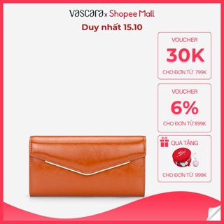 [Hot Deal 15H00 - 18H00 | 15.10] Vascara Ví Cầm Tay Viền Nắp Kim Loại - WAL 0319