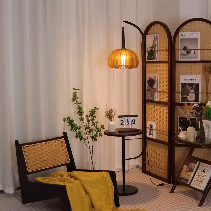 Đèn Sàn Phong Cách Pháp Cổ Điển  - Kết Hợp Bàn Side Table - Thiết Kế Độc Đáo Cho Phòng Khách & Phòng