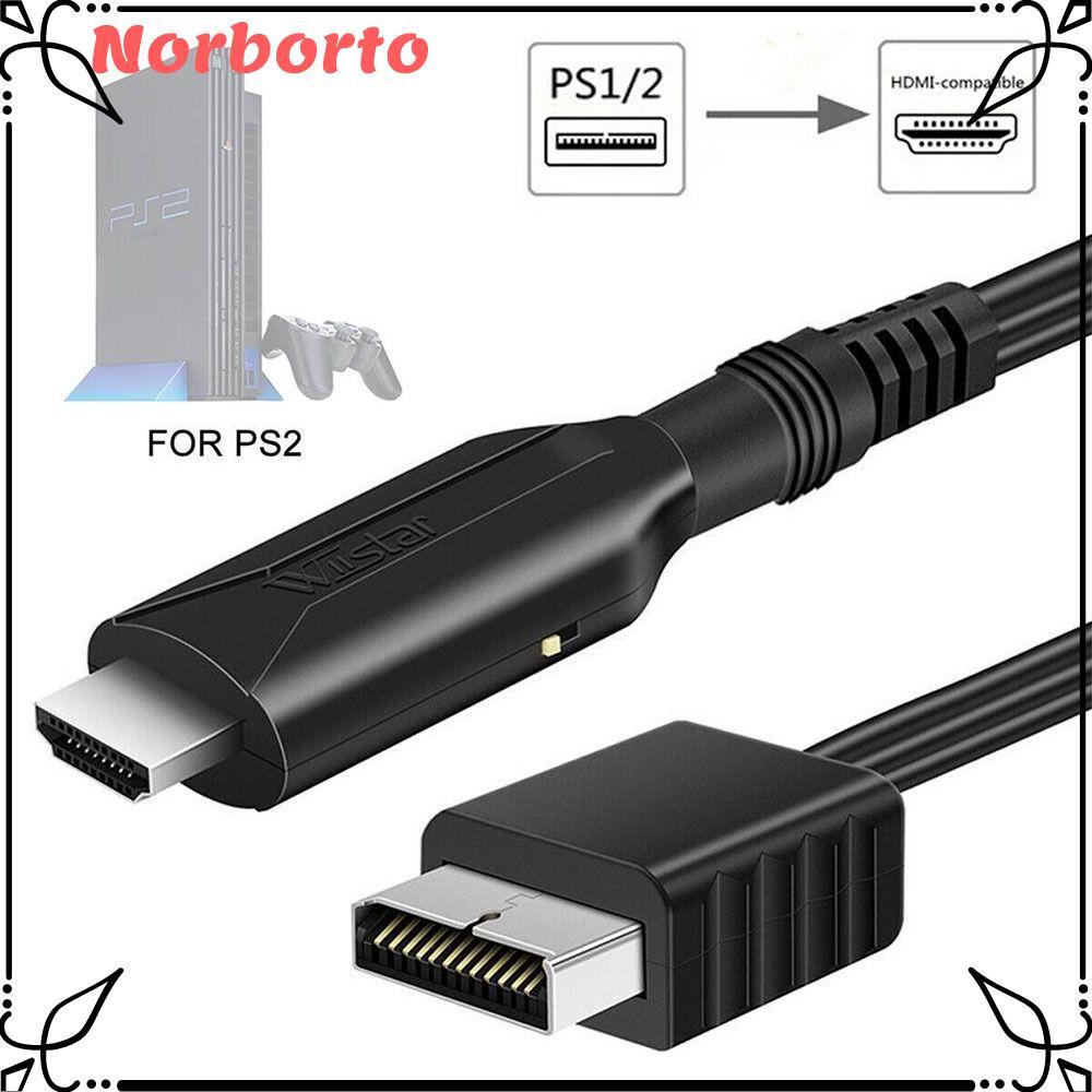 Bộ chuyển đổi NORBORTO PS2 sang HDMI Bộ chuyển đổi cáp Full HD Full HD Bộ chuyển đổi HD PS2 sang tươ