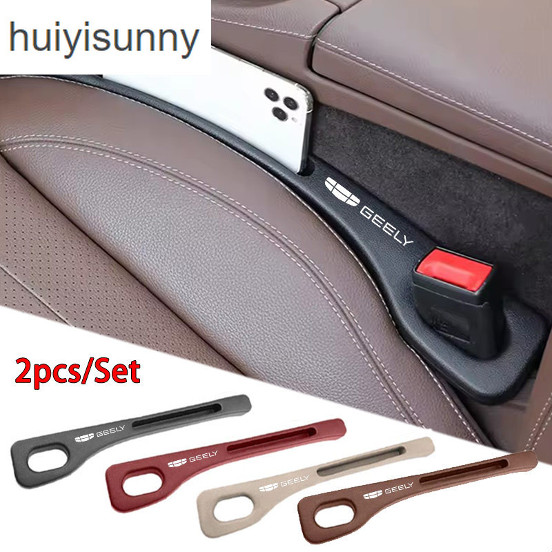 HYS 2 Chiếc Geely Ô Tô Khoảng Cách Ghế Filler Bên Đường May Cắm Dải Chống Rò Rỉ Cho Geely Hình Học C