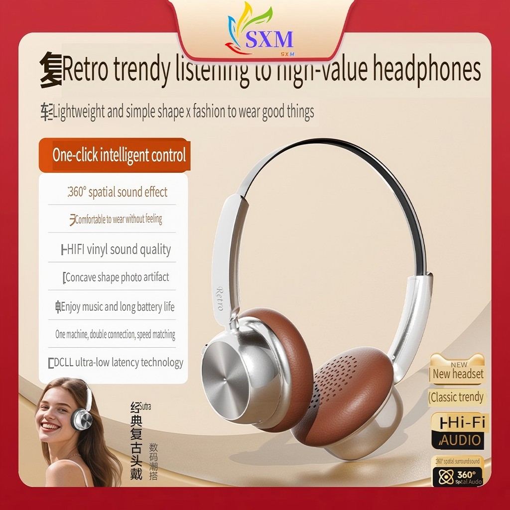 Tai nghe đeo đầu Bluetooth mới 2025 Tai nghe chạy bộ thể thao không dây cho bé trai và bé gái