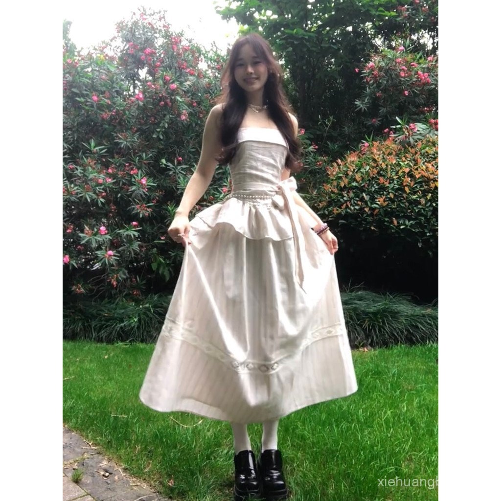 Tulle Cherry Summer Pink Sọc Sling Tube Top Slim-fit Slimer Look Rend @ -