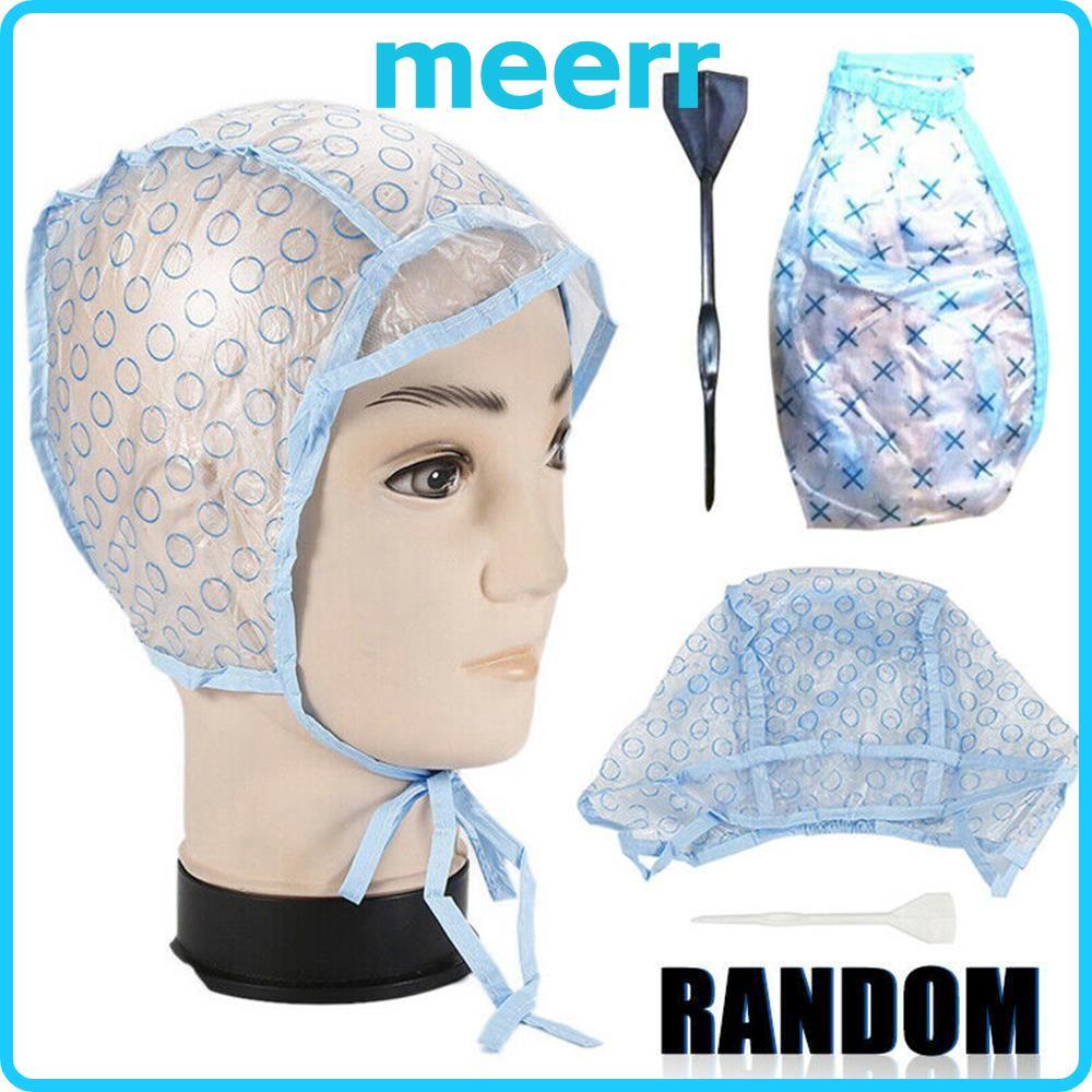MEERR Hair Dying Cap Hook Brush Nữ Salon Dye Cap