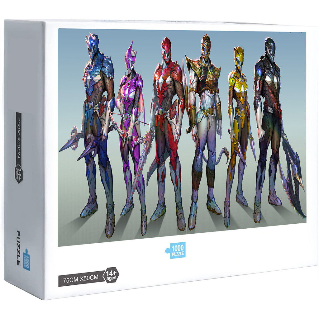 Mới Kyōryū Sentai Zyuranger Zyuranger Power Rangers 300 500 1000 Miếng Ghép Hình Trang Trí Nhà Cửa T