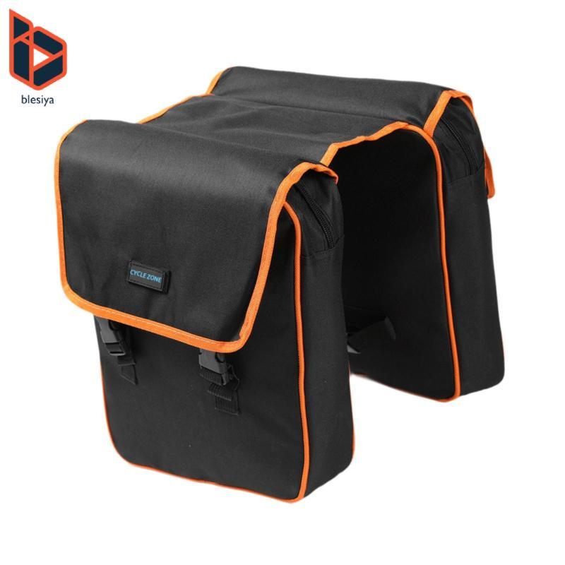 Blesiya Xe Đạp Pannier Phía Sau Túi Yên Xe Đạp Túi Mua Sắm Đi Xe Đạp Màu Cam