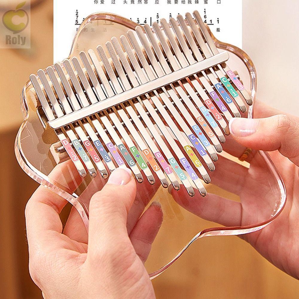Đàn piano ngón tay cái ROLY, 17 phím Quà tặng đồ chơi Mini Thumb Piano, Nhạc cụ Mini Marimba Nhạc cụ