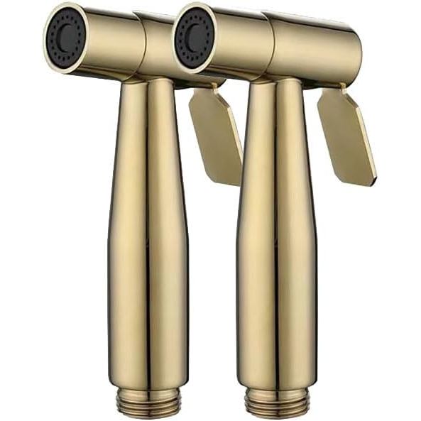 2 Miếng Bidet Nhà Vệ Sinh Đầu Phun Thép Không Gỉ Cầm Tay Bidet Xịt Vải Phòng Tắm Tã Xịt Cho Nhà Bếp 