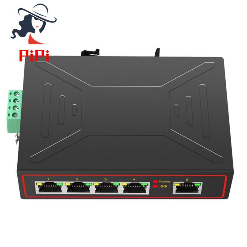Cắm và chạy RJ45 Hub Bộ chia Internet RJ45 Công tắc tăng cường loại đường ray DIN