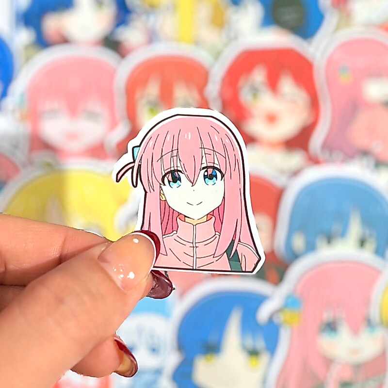 [Bocchi The Rock] Set sticker 20 tờ Anime, hình dán Bocchi