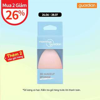 Bông Mút Trang Điểm Hình Giọt Nước Guardian 3d Makeup Sponge 1 Cái