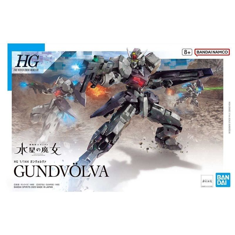 Bandai HG 1 / 144 Chính Hãng Gundam Mercury Witch Gundam Volva Gundam Model
