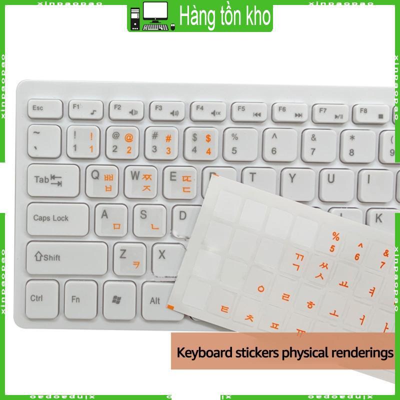 XI PVC Để Bàn Phím Miếng Dán Bàn Phím Hàn Quốc Miếng Dán Bàn Phím PVC Thay Thế Bàn Phím
