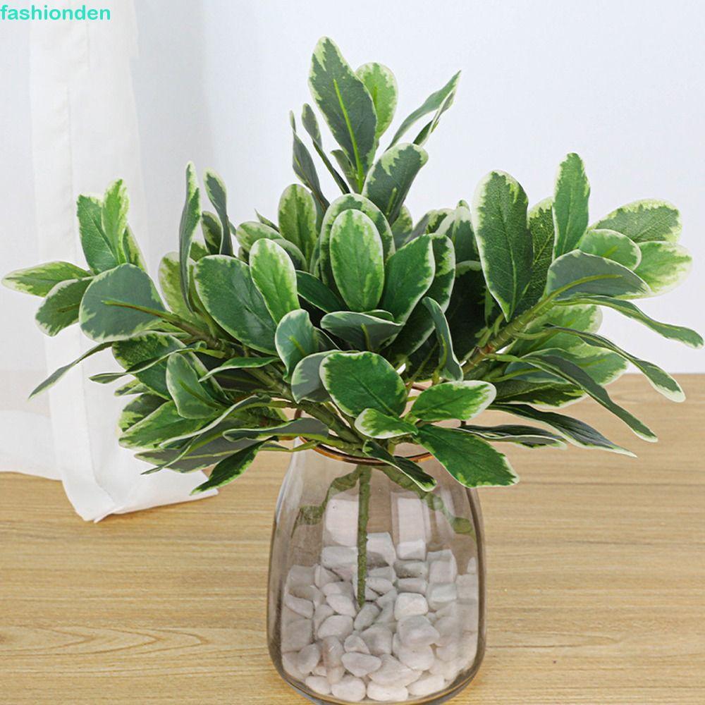 FASHIONDEN Cây Banyan Nhiệt Đới, Cây Ficus Nhân Tạo 35 Lá Nhựa, Cây Xanh Lớn Sống Động Như Thật Cây 