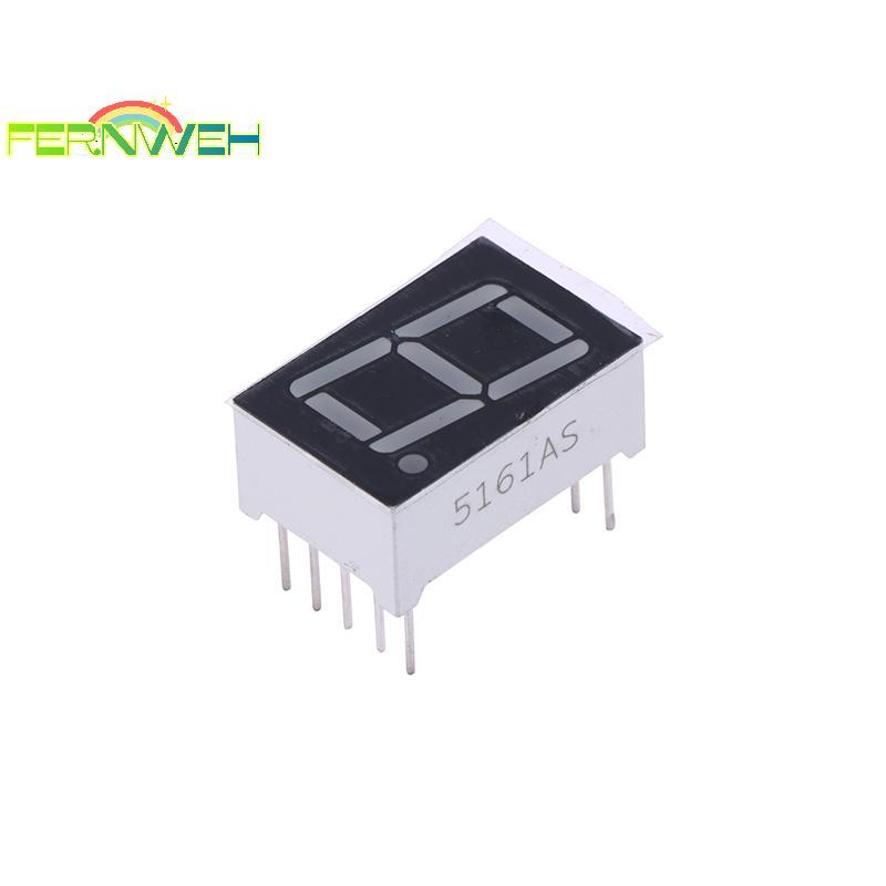 [Fernweh] 10 Cái Kỹ Thuật Số Tubemon AnodeCathode 0.56 Inch 10Pins 5161AS 5161BS 1 Bit Digit 7 Phân 