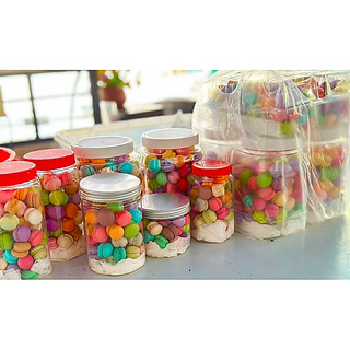 Bánh MACARON 50 viên mini mix vị