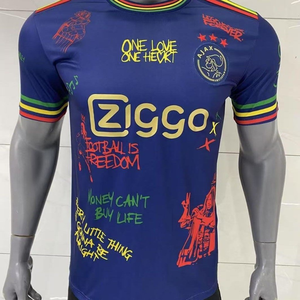 Fan Edition Jersey 25-26 Ajax Graffiti Edition Phiên bản đặc biệt-- < Phiên bản in > Áo bóng đá