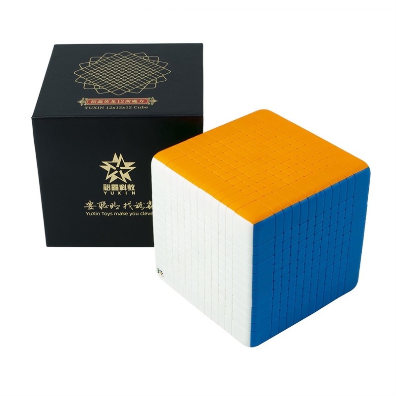 Rubik YuXin HuangLong 11x11 Stickerless Chính Hãng - Rubik 11x11 Cao Cấp Cho Sưu Tầm & Luyện Tập - R