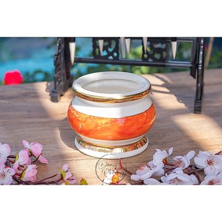 Bộ thờ cúng sứ đỏ 238, bộ lư bình đĩa, bộ thờ cúng, chung nước, bình, đĩa cúng, set thờ