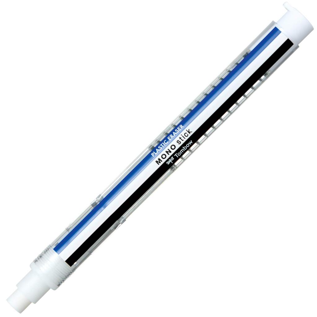 Tombow Pencil Pen-Type Eraser MONO Stick Monocolor Knock Type Holder Eraser JCC-121A
