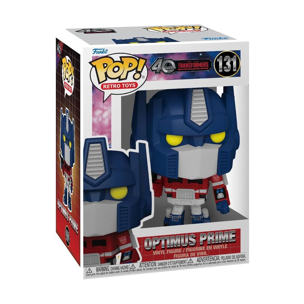 [Funko] Pop Transformers G1 Transformers Kỷ niệm 40 năm Optimus Prime Nhân vật chơi hợp thời trang