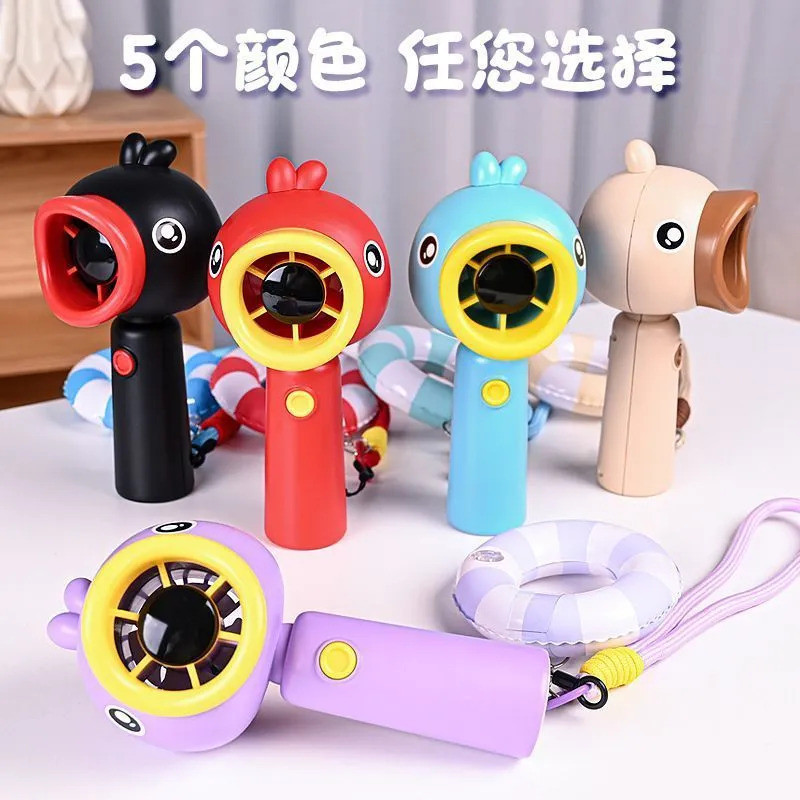Quạt cầm tay Pingu Giá trị cao Quạt chim cánh cụt nhỏ Hoạt hình Sinh viên Quạt cầm tay Quà tặng