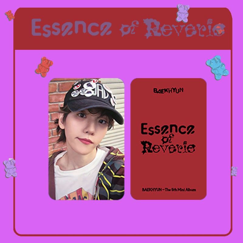 BAEKHYUN MINI5 Album ESSENCE OF REVERIE SELFIE Photocard 7.16