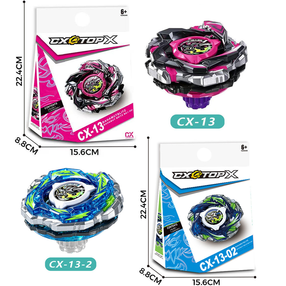 BEY X CX-13 Starter Bahamut Blitz với Launcher Set Battle Tops Spinning Game Đồ chơi Quà tặng năm mớ