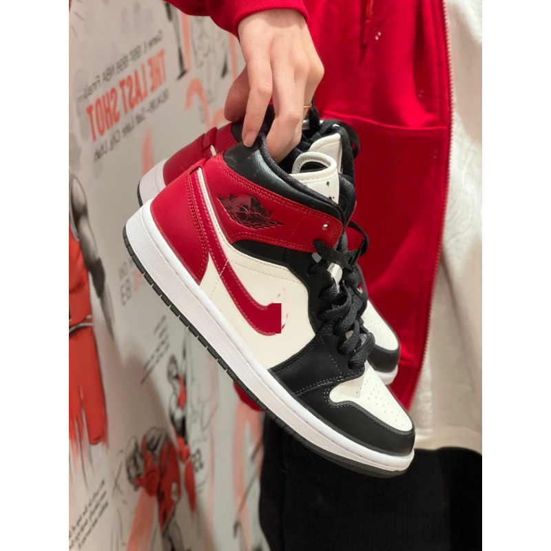 Giày Nguyên Chất Chính Hãng AJ1 Giữa Hàng Đầu Chiến Đấu Thực Tế Giày Bóng Rổ Nữ Joe 1 Lakers Vàng Tí