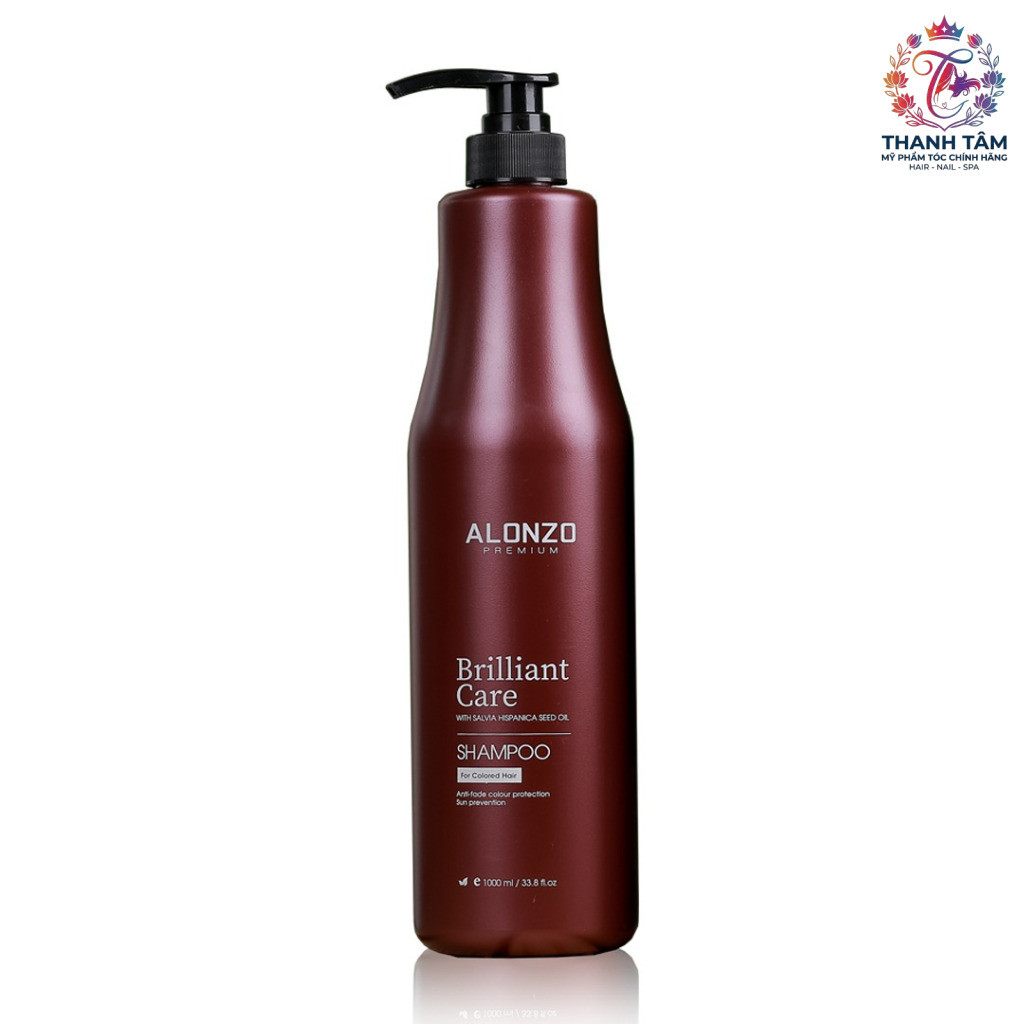 Dầu gội cho tóc nhuộm Alonzo Brilliant Care Shampoo 1000ml .TT
