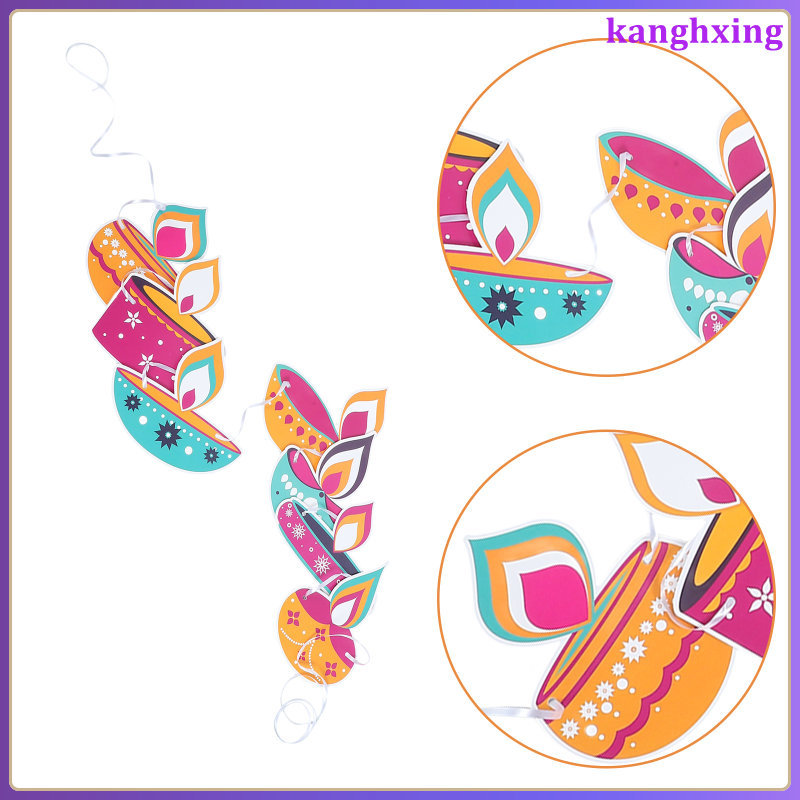 1 Bộ Happy Diwali Biểu Ngữ Lễ Hội Lễ Kỷ Niệm Giấy Diwali Biểu Ngữ Diwali Trang Trí Tiệc Diwali Treo 