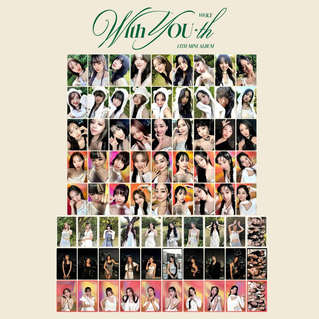 Twice Mini Album 13 < With YOU-th > Album Ảnh Carlin Nayeon, Yu Dingyeon, Hirai Momo,