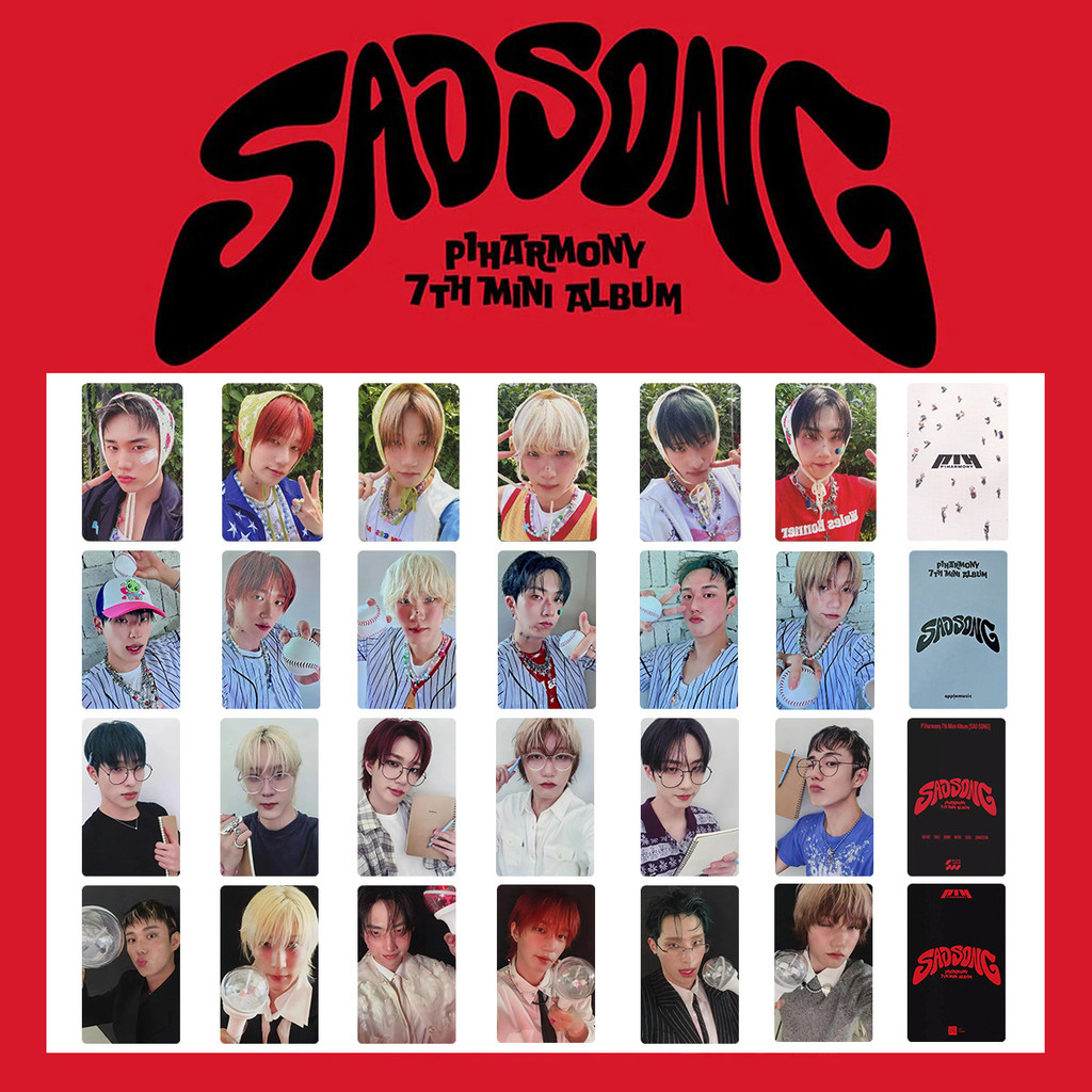 P1Harmony Kết Hợp Hàng Hóa Photocard SAD SONG Album Cùng Phong Cách Photocard Bonus Photocard P1ece