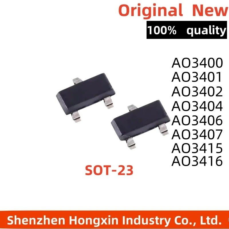 5 CÁI AO3400 AO3401 AO3402 AO3404 AO3406 AO3407 AO3415 AO3416 SMD mosfet bóng bán buôn gắn bề mặt SO