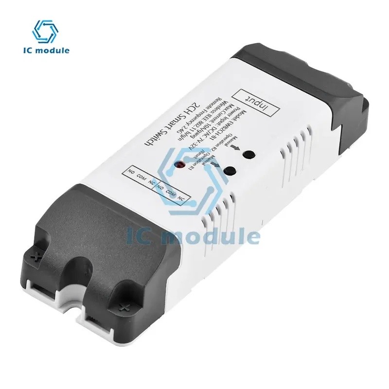 2CH DC7-32V AC85-250V EWELINK Công tắc thông minh EWB2CH-B1 Công tắc WIFI Ứng dụng thông minh Công t